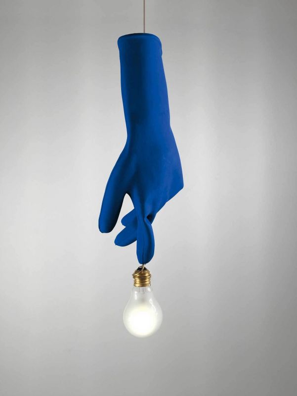 Blue Luzy Hanging lamp / ceiling light Ingo Maurer